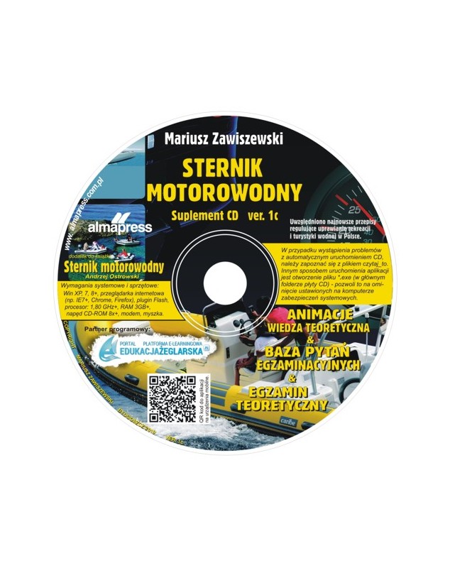 Sternik motorowodny Suplement CD   Książki dla żeglarzy